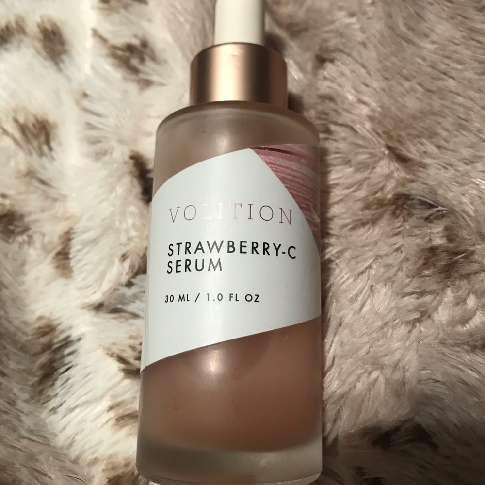 Volition strawberry c brightening serum!